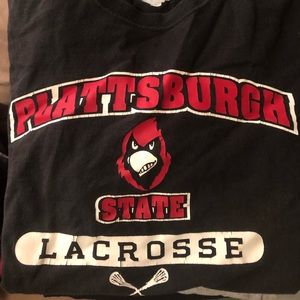 Russel athletic SUNY Plattsburgh lax tee Sz XL